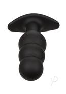 Rock Bottom Beaded Rechargeable Silicone Probe - Black
