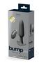 Vedo Bump Plus Rechargeable Silicone Anal Vibrator With Remote Control - Just Black