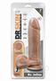 Dr. Skin Platinum Collection Silicone Dr. Julian Dildo With Balls And Suction Cup 9in - Caramel